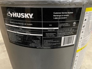 lot 25 image: Husky 20 Gal. Vertical Electric-Powered Silent Air Compressor customer return review pictures