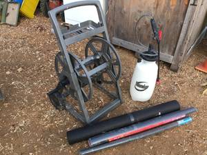 Hosereel - Sprayer - Landscape Fabric