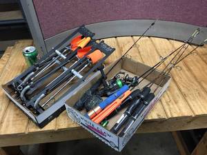 Group Ice Fishing Rods - Reels - Tip-ups