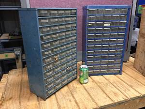 2 - 60 Drawer Organizer Cabinets