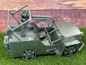 Custom Made Metal Jeep wGun 8 Inch Long