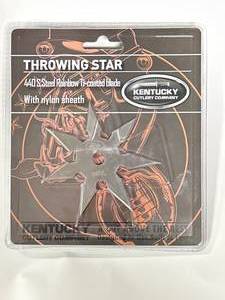 New Kentucky Cutlery 440 Stainless Throwing Star