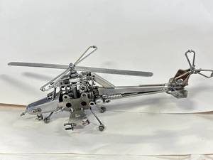 Large Custom Made Military Helicopter 17 Inches Long