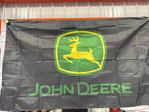 John Deere Flag  Banner approx. 3x5 Feet