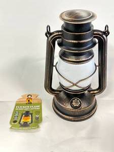 New Flicker Flame Hurricane Lantern