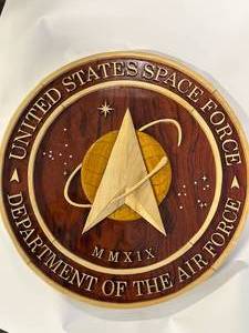 United States Space Force Wood Sign 12 Inch Wide
