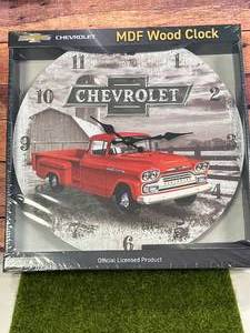 Chevrolet Wood Clock