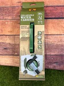 New 20 Liter Collapsible Water Carrier