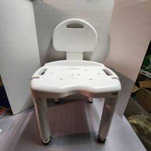 Carax Shower Chair - Extra Wide With Backrest and Handles