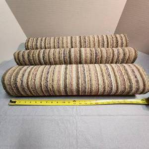 3 Striped Rugs - Each Measures 60 x 24