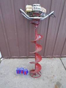 Eskimo 10 ice auger. Used condition. Tested & works. As shown.
