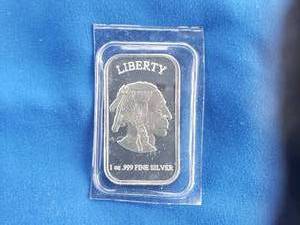 lot 6 image: Liberty 1 Oz. .999 Fine Silver