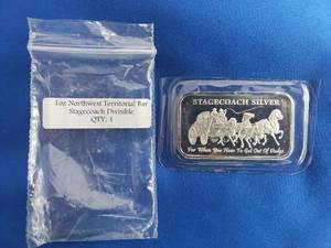 lot 7 image: 1 Oz. .999 Northwest Territorial Divisible Stagecoach