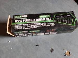 lot 27 image: 12 Piece Punch and Chisel Set