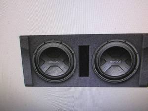 lot 1 image: Kenwood Dual 12 Subwoofer Enclosur...