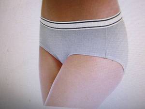 lot 22 image: Hanes Womens 6-Pack Hipster Briefs...