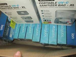 lot 118 image: lot of uv sanitizer bags and sticks...