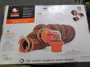 lot 124 image: rhino extreme rv sewer hose kit ope...