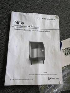lot 132 image: manitowoc neo undercounter ice mach...