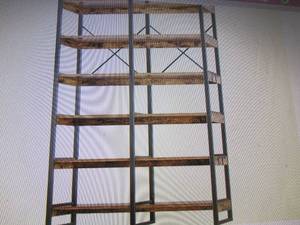 lot 133 image: Seventable Bookshelf 6 Tier with 4 ...