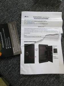 lot 134 image: langger v biometetric wall safe hid...