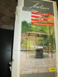 lot 140 image: belair grill gazebo open box ...