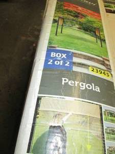 lot 141 image: belair pergola open box ...