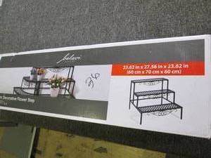 lot 143 image: belair straigth metal decorative fl...