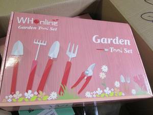 lot 145 image: box of new gardening items ...