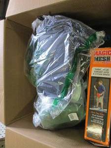 lot 152 image: box of garden misc items please se...