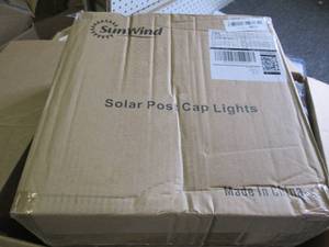 lot 155 image: box of outdoor items please see pic...