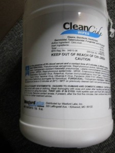 lot 166 image: case of 12 clean cide wipes ...