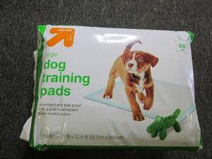 lot 205 image: up and up large dog training pads 5...