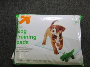 lot 206 image: up and up large dog training pads 5...