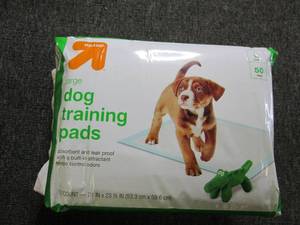 lot 207 image: up and up large dog training pads 5...