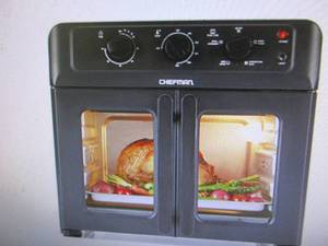 lot 92 image: Chefman 26-Qt. French Door Air Frye...