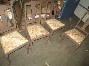 lot 263 image: 4 chairs ...