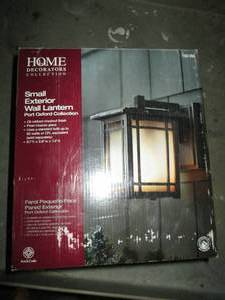lot 273 image: Home decorators small exterior wall...