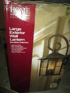 lot 275 image: Home decorators large exterior wall...