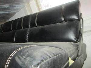 lot 278 image: 2 couches that fold into beds great...