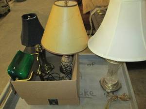 lot 281 image: 5 lamps ...