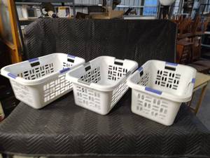 3 Laundry Baskets