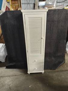 Narrow Storage Cabinet with Drawers