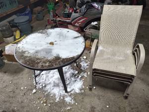Patio Chairs and Table