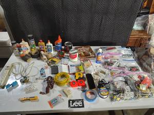 Misc. Tools, Fasteners, Fluids, Wire and More