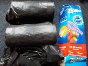 Large Trash Bags and Gallon Bags...