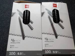 2 Boxes 12 Binding Combs...