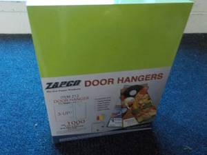 1000 Zapco Door Hangers...