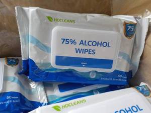 Case of 1200 Ho Cleans Alcohol Wipe...
