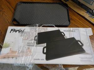 2 Panini Reversible Cast Iron Grill...